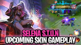 SELENA S.T.U.N SKIN GAMEPLAY (PREDICTION SKILLS) | MOBILE LEGENDS