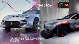 [Asphalt 8: Airborne (A8)] VLF Force 1 V10 and Ford Mustang Mach-E | Vehicle Test Drive | Update 66