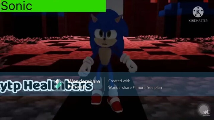 Sonic 12 vs sonic exe Final Battle With Healthbars [ytp Healthbars]