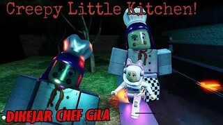 Kabur dari Tukang Masak GILA - Escape Creepy Little Kitchen Obby! Roblox Indonesia