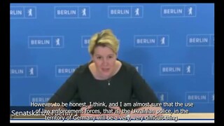 Video-prank with Mayor of Berlin Franziska Giffey (English Sub)