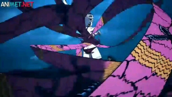 tanjiro vs thượng huyền Kimetsu no Yaiba