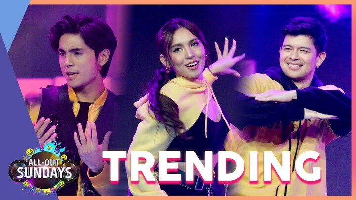 Kapuso stars combine trending Tiktok moves to the song ‘Follow The Leader!’ | All-Out Sundays