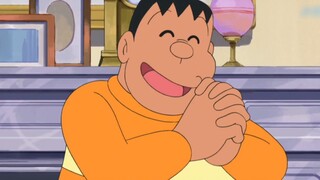 Doraemon: If you sincerely help this god who is pretending to be unconscious, he will grant you thre