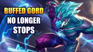 BUFFED GORD NO LONGER STOPS