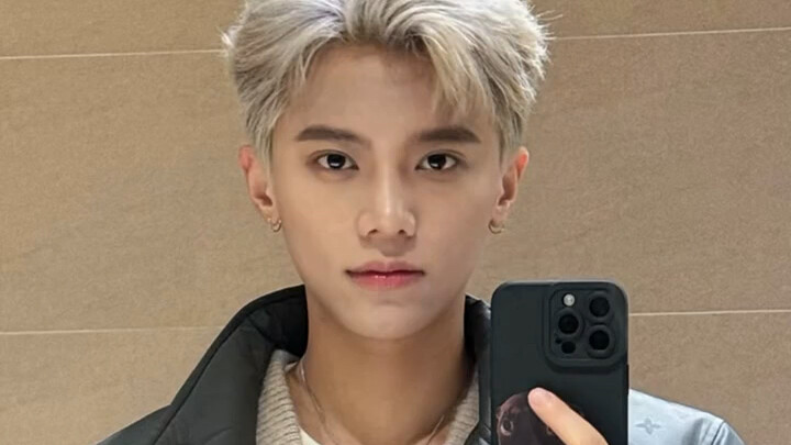 Before-and-after comparison of men's haircuts