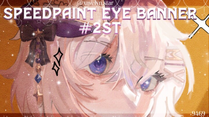 Drawing an eye banner with a s̶t̶r̶e̶s̶ love! 🧙‍♀️ ⭐