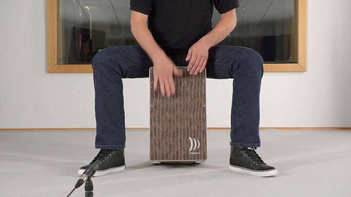 Cajon Super Agile Silver Lining CP580 | Percussion Instrument