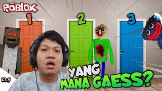 JANGAN SALAH PILIH PINTU GAES!! TAR DI TANGKEP SAMA HANTU!!! RoBLOX Pick a Door [INDO] ~Gak Hoki!!