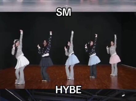 【sm hybe yg】六代女团练习室编舞风格对比