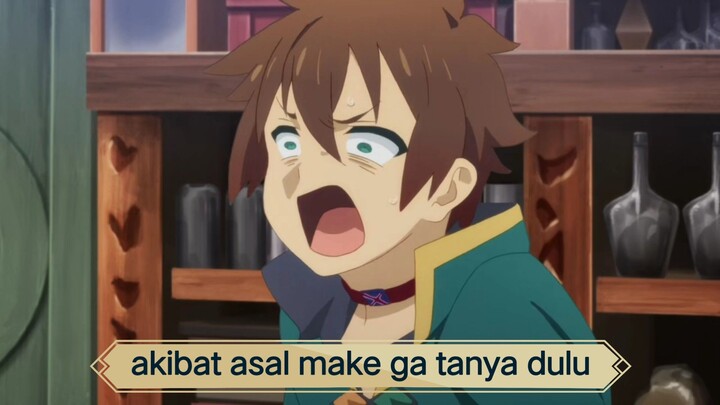 #KompetisiKreasiUnggahan4 , Lord Kazuma ga sengaja make aksesoris kutukan