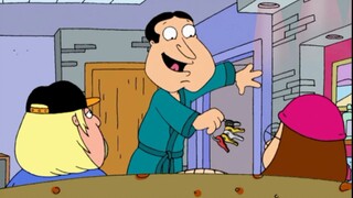 Gia đình Guy: Ah Q chăm sóc trẻ em