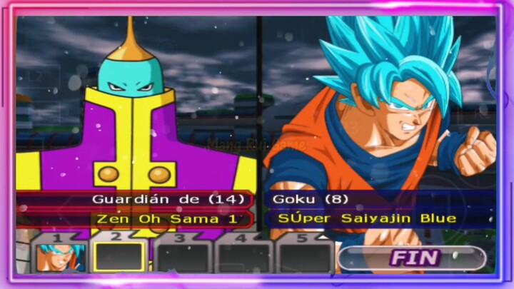 Guardian Zeno 1 VS Goku SSJ Blue - DB MOD ANDROID GAMEPLAY