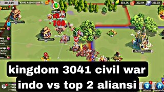 kingdom 3041 civil war indo vs top 2 aliansi!! aliansi indo PSI