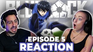 ISAGI IS AN ANIMAL! SOCCER PLAYER REACTS to Blue Lock! | Episode 5 REACTION!