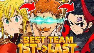 Using EVERY LR's BEST Team from FIRST to LAST! | Seven Deadly Sins: Grand Cross