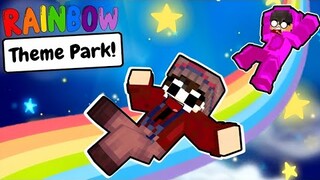 JUNGKurt's RAINBOW THEMEPARK In Minecraft! (Tagalog)