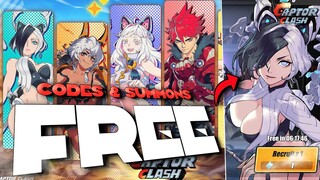 NEW GIFT CODES!! PRE-REGISTRATIONS REWARDS ARE HERE!! SUMMONS & BEGINNER TIPS (Captor Clash)