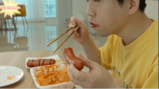 Bánh hot dog phô mai HQ phần 6 #mukbang