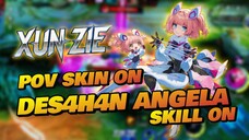 [4K] SKIN ON‼️ SKILL ON⁉️ Pesona DES4H4N Angela Bikin Junglet HOT 🔥 🥵