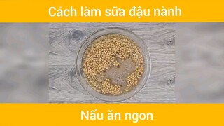 Cách làm sữa đậu nành