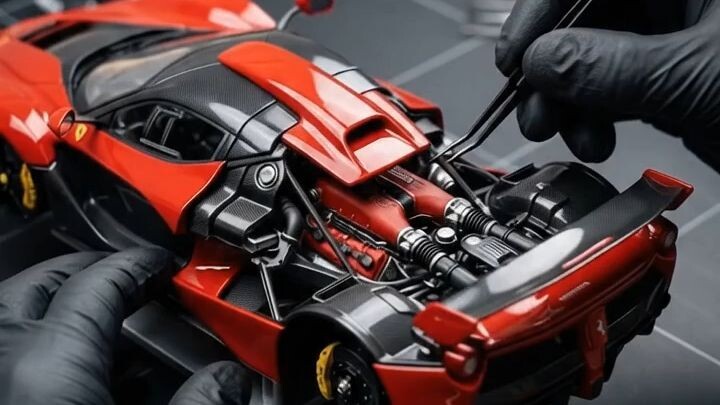 This Flagship Ferrari F80 Hypercar Started as a Bare Chassis 🤯 | Perfect 30s Seamless Loop #Shorts