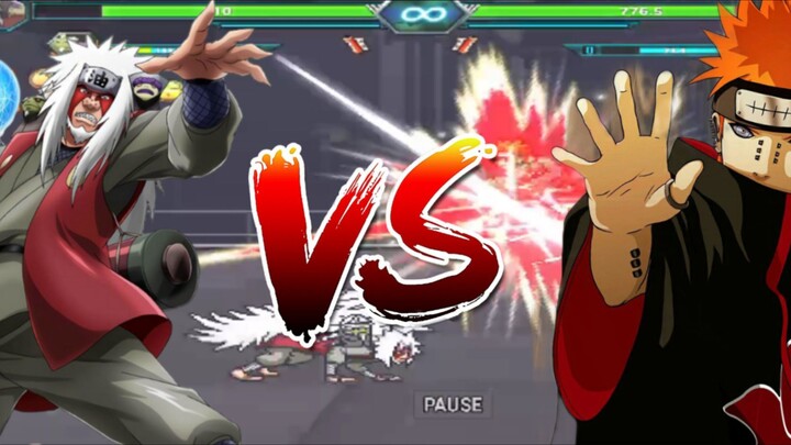 JIRAIYA SAGE MODE VS PAIN