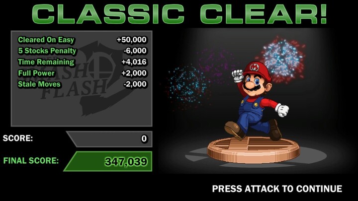 Super Smash Flash 2 - Mario (Easy/ Compilation) All Solo Mode