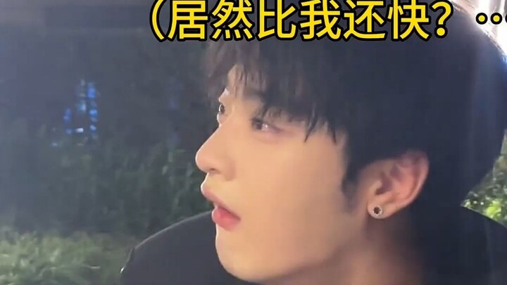 First time I’ve met a guy faster than me!