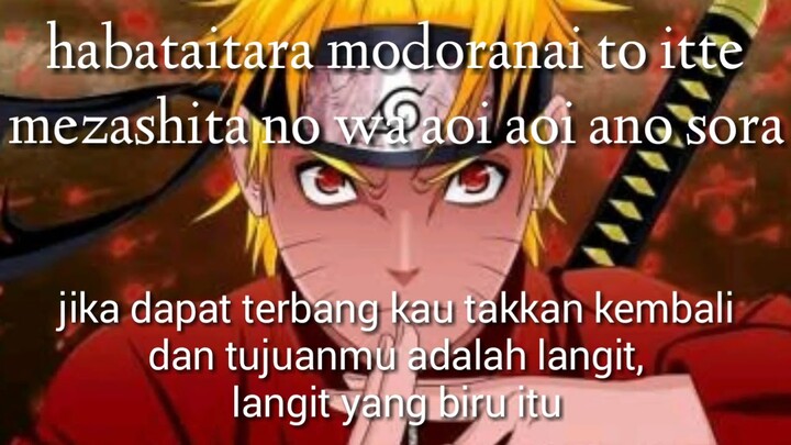 Lirik+terjemahan lagu -BLUE BIRD-