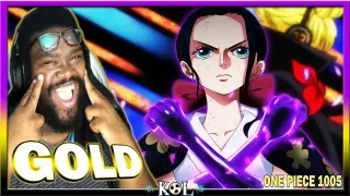 LMFAO STRAIGHT GOLD FROM ROBIN & SANJI! | One Piece Chapter 1005 LIVE REACTION - ワンピース