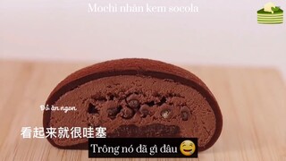 Mochi nhân kem socola 💕 #videohaynhat