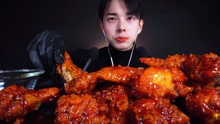 Anh đẹp trai Mukbang thử thách gà cay #mukbang