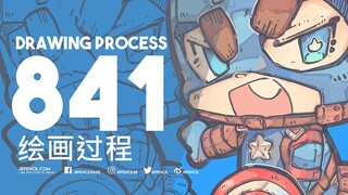 【JRPENCIL】 841 - Captain America | The Avengers