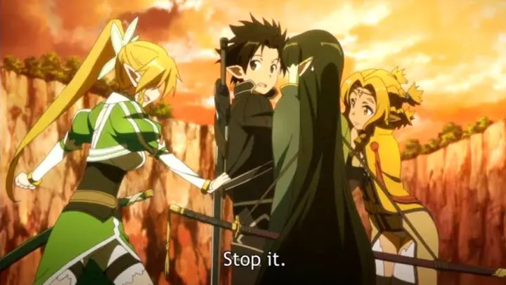 Kirito X Harem Moments | Sword Art Online Moments