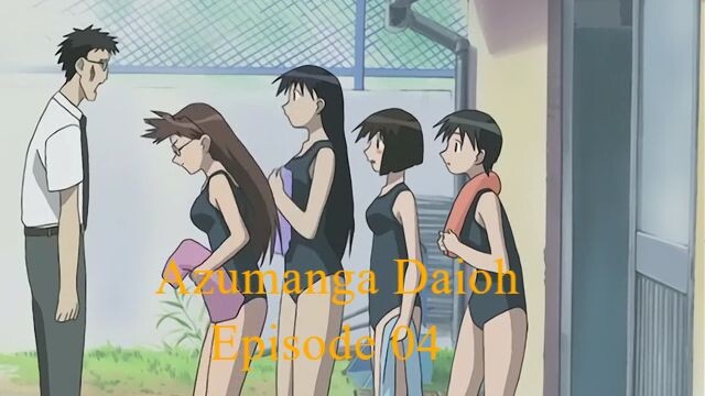 Azumanga Daioh - Episode 04 - Pool Pool Pool