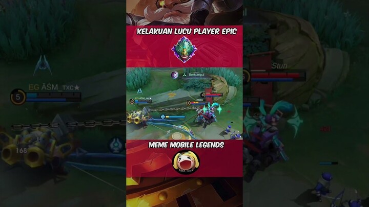 kumpulan momen lucu para Anomali rank epic #mobilelegends #mlbb #absurdhumor