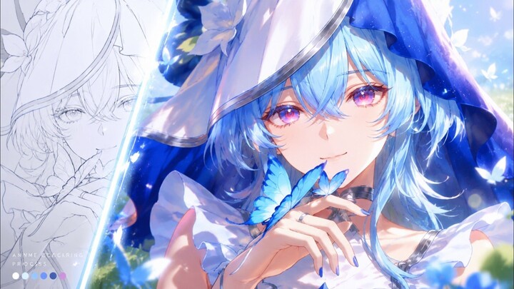 MEWARNAI ANIME 🌸