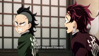 Tanjiro And Genya Funny Moments From - Demon Slayer Season 3 Episode 3 鬼滅の刃シーズン3 ep 3
