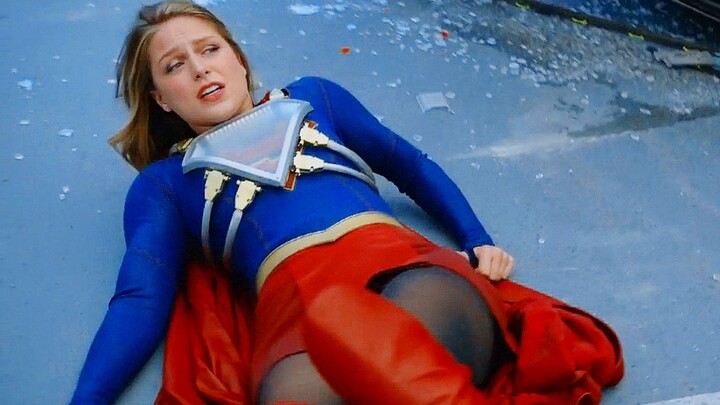 The giant vegetable supergirl was beaten up by the bad guys. Fortunately, her sister rescued her in 