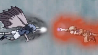 "Potong semua dialog" Belenggu konstan Satu ekor Naruto VS Kuzuzazan