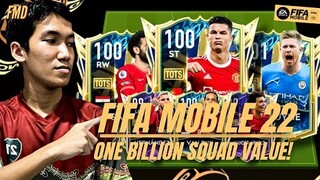 H2H w/ 100 Cristiano, 100 Salah, 101 KDB! Bermain Dengan Squad Full UTOTS | FIFA Mobile 22 Indonesia