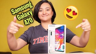 Samsung Galaxy A70 Unboxing - NA IN-LOVE AKO DITO