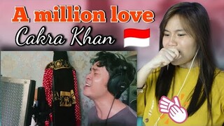 Cakra Khan - Milllion Reasons (cover) I REACTION VIDEO