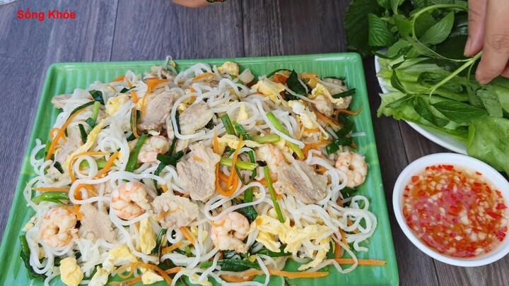 Hủ Tiếu Xào Bạc Liêu ngon miệng không bị nát, không dính chùm