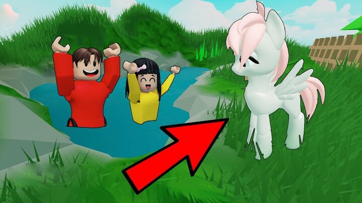 Yuta, Mio Dan Baby Celine Kabur Dari Barry Prison Run Little Pony  ROBLOX