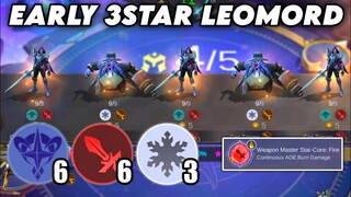 EARLY 3 STAR ASTRO LEOMORD.!! CRAZY DAMAGE.!! MAGIC CHESS MOBILE LEGENDS