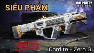 COD Mobile | SIÊU PHẨM CORDITE ZERO G XUẤT HIỆN - ÔNG VUA MỚI CỦA DÒNG SÚNG TIỂU LIÊN