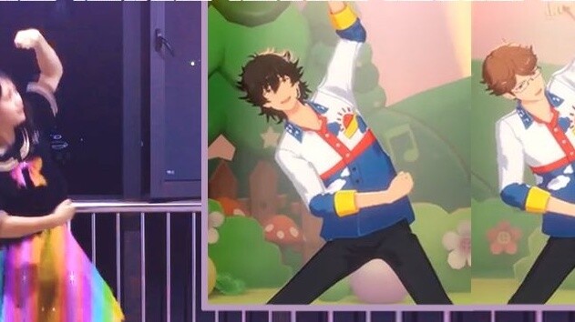 [Ari] Tried to dance Ensemble gymnastics! (Grass Xiang) [Ensemble Stars Jump]