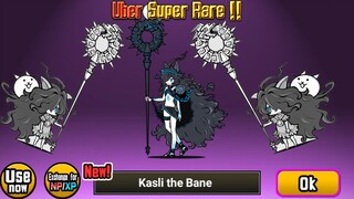 The Battle Cat MAY MẮN SỐ 1 MỞ RA UBER KASLI THE BANE MẠNH NHẤT GAME THẾ GIỚI TOP GAME THÀNH EJ